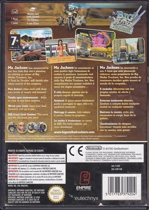 Big Mutha Truckers - Nintendo GameCube (B Grade) (Genbrug)